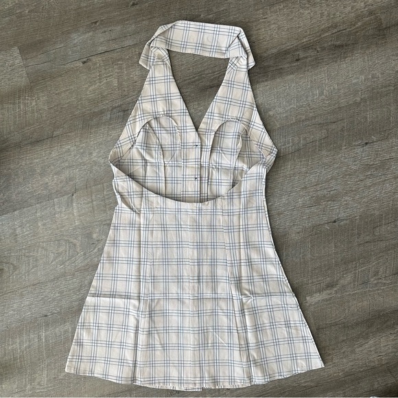 Plaid Halter Dress NWT size small - Picture 4 of 5